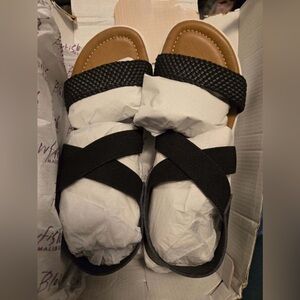 Black Sandals Never Worn!!